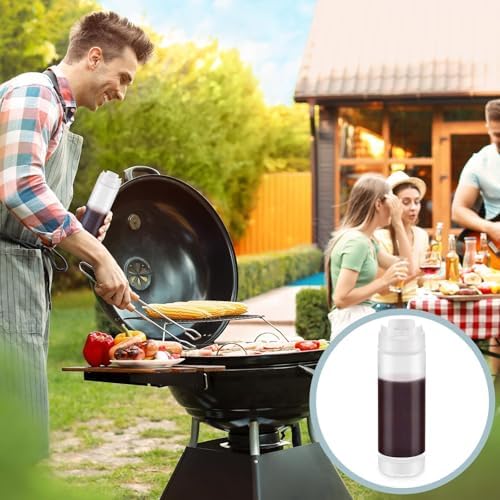 Refillable Squeeze Bottles for Sauces and Condiments