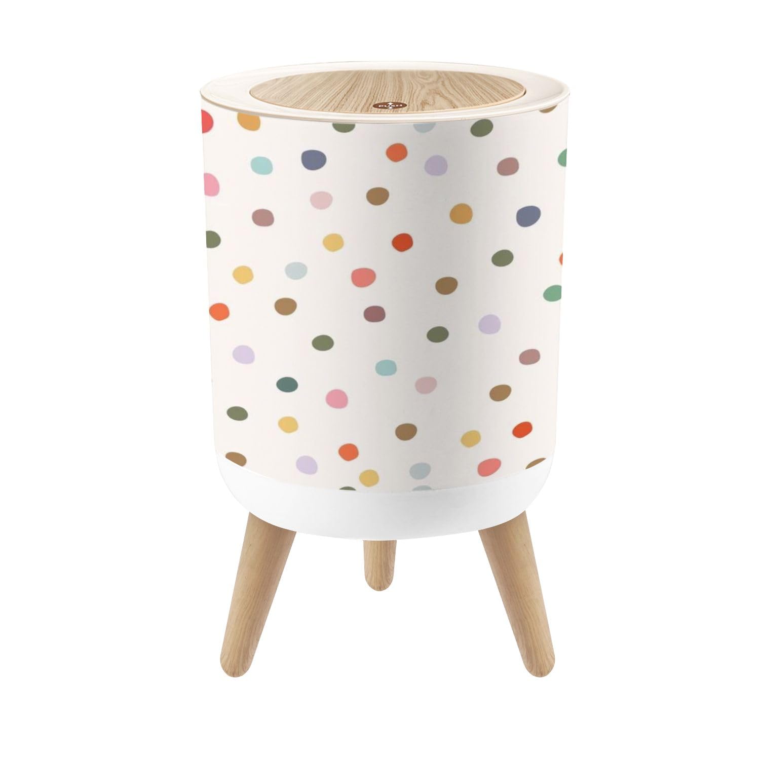 Small Dog Proof Trash Can with Lid 18 Gallon
