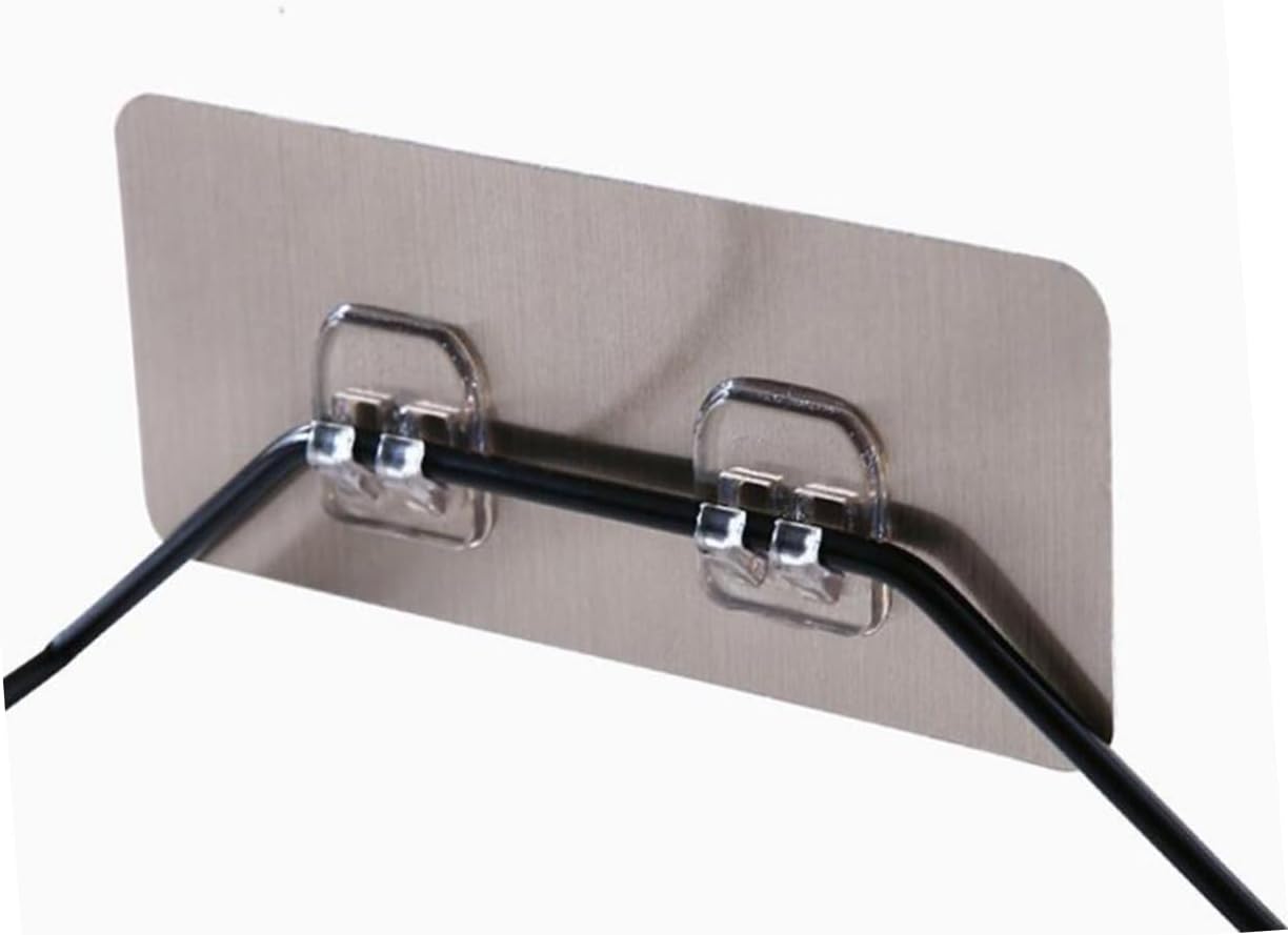 Outanaya Bathtub Hooks Organizer Strong Towel Holder Elegant Black Design