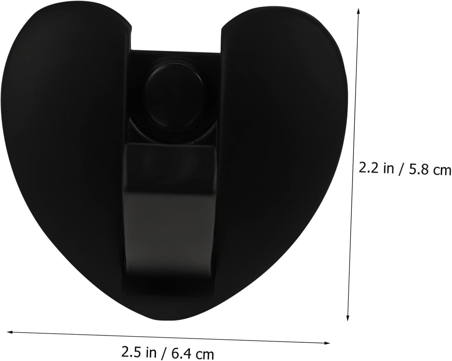 MAGICLULU Gold Heart Shape Wall Mounted Coat Hooks
