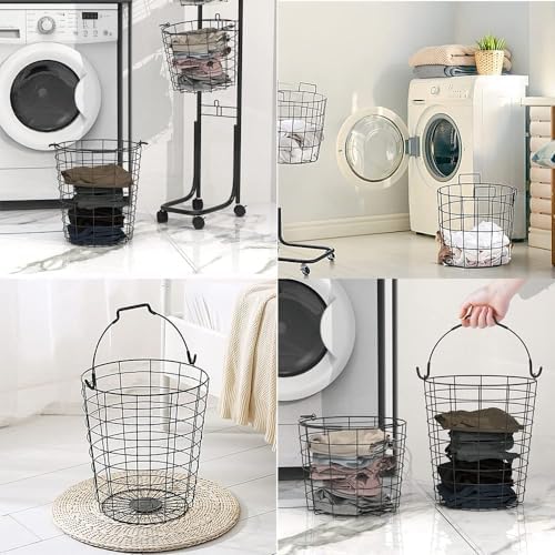 MYOYAY 3-Tier Laundry Cart on Wheels