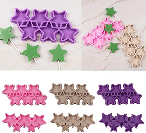 Junhcone Candy Sugar Craft Five-Pointed Star Baking Mold