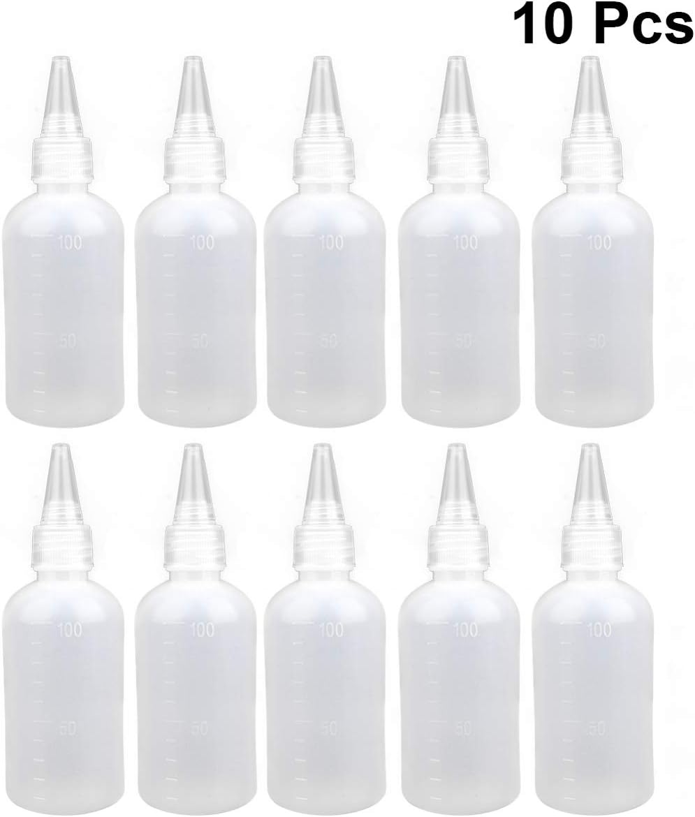 MAGICLULU 10 Pcs Reusable Condiment Squeeze Bottles 1