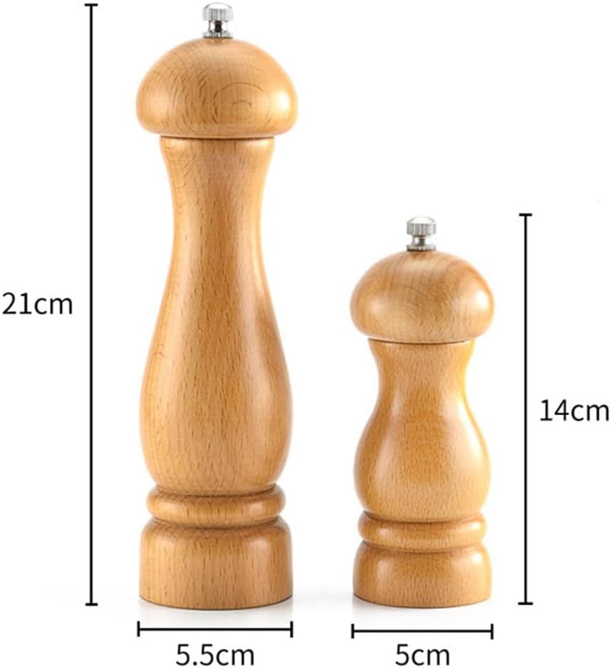 MFORTAB Manual Pepper Mill with Ceramic Grinding Core