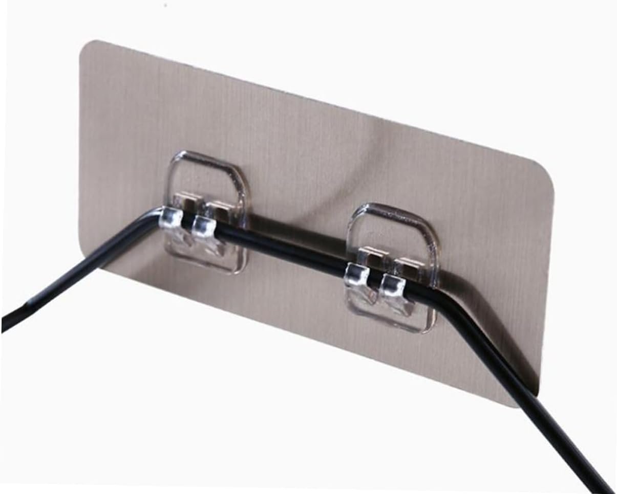 Jojofuny Strong Adhesive Bathtub Hooks for Smooth Surfaces Black