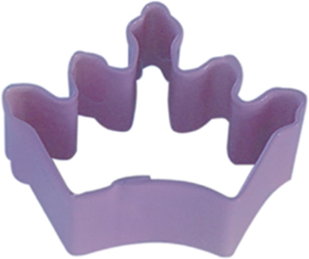 Dress My Cupcake Mini Crown Coronation Cookie Cutter Lavender