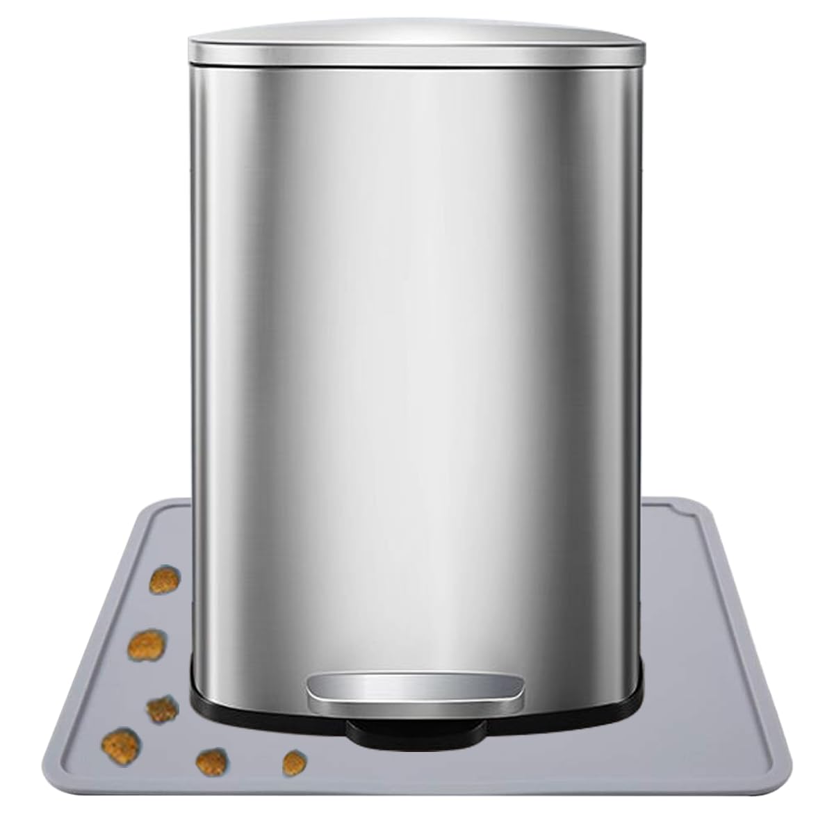 Non-Slip Trash Can Mat 24X16 for Kitchen and Washer