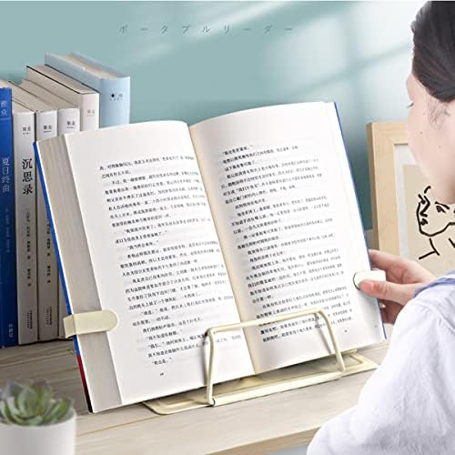Yuidaaavzz Adjustable Cookbook Stand 1