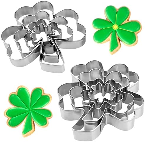 YXCLIFE 8PCS St Patricks Day Cookie Cutters Set
