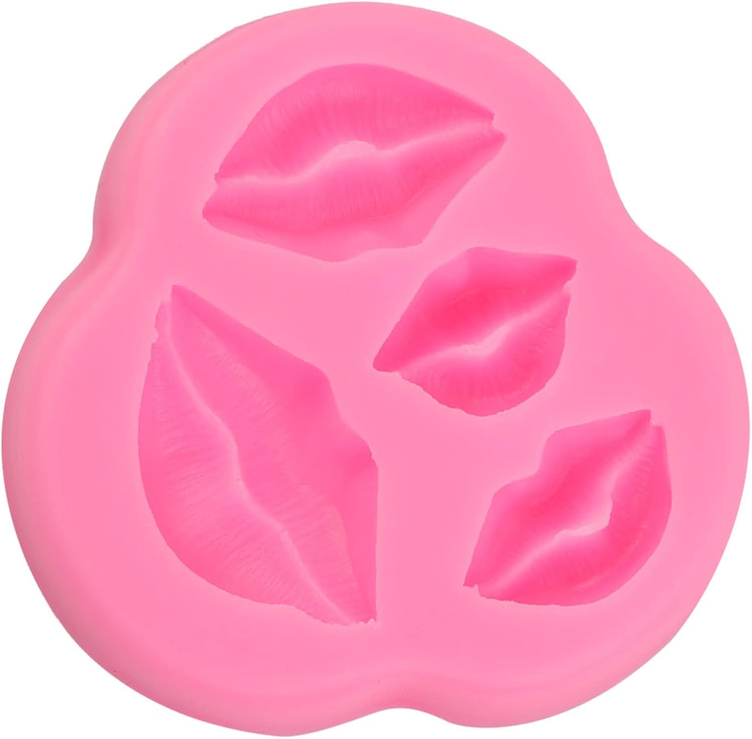DIY Fondant Silicone Lips Shape Baking Tool - Roseate