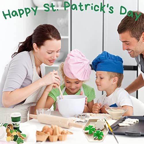 Crethinkaty 8-Piece Clover Four-Leaf Clover Cookie Cutter Set