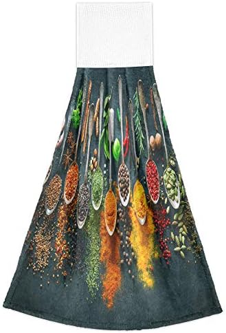 Aslsiy Retro Design Kitchen Towels Set of 2