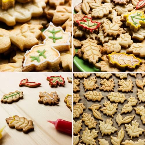 Crethinkaty Thanksgiving Christmas Plungers Fondant Cutters