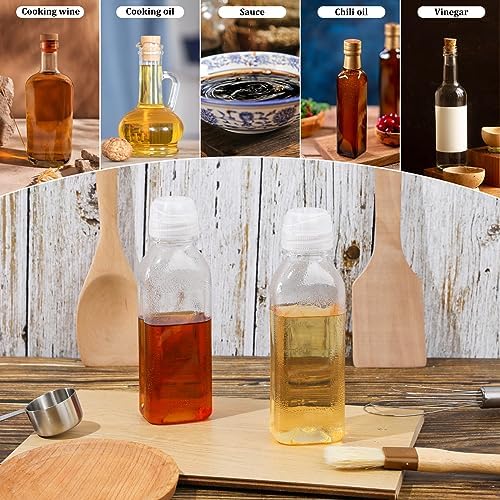 Mozeat Lens 10oz Condiment Squeeze Bottles 2 Pack