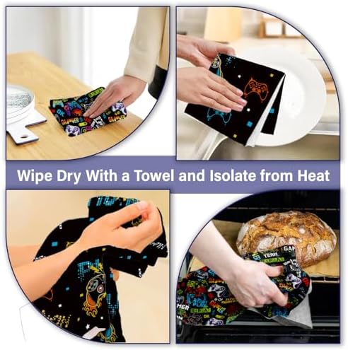 Gamer Towel Set 18x26 Inch for Kitchen and Bathroom