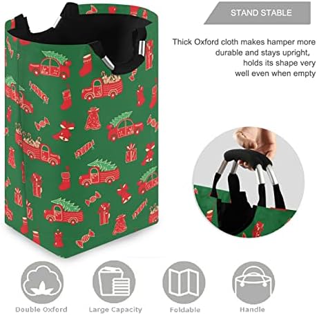 visesunny Large Capacity Laundry Basket with Waterproof Oxford Fabric and Aluminum Handle