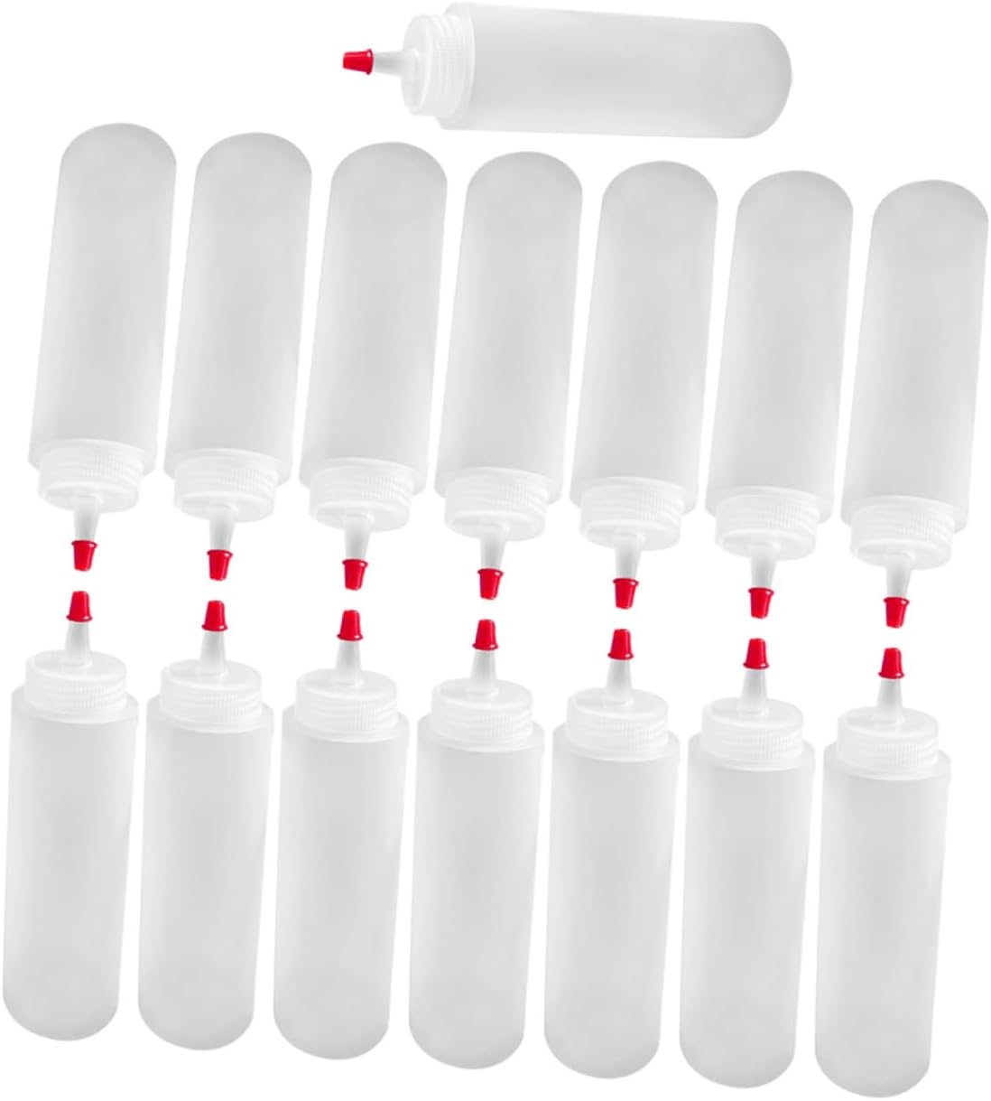 Luxshiny Mini 2oz Condiment Squeeze Bottles