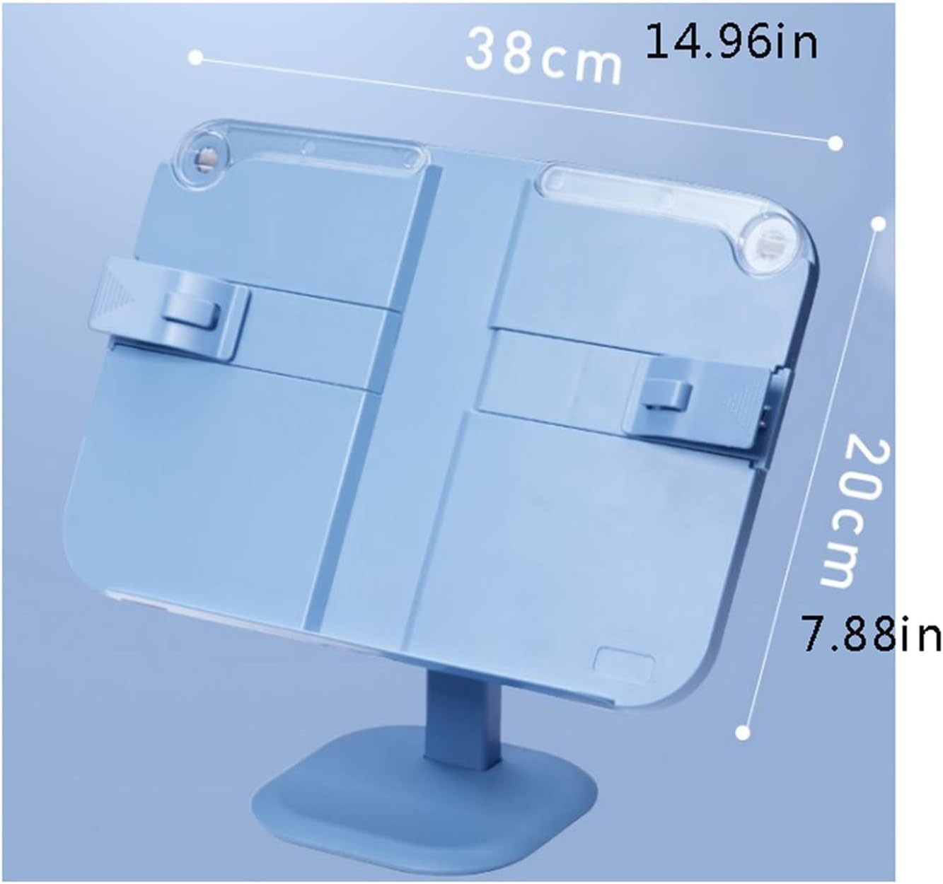 Yuidaaavzz Adjustable Cookbook Stand Portable Foldable Holder