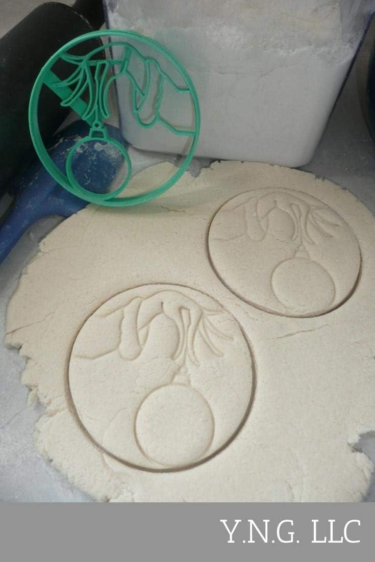 The Grinchy Hand Holding Christmas Ornament Cookie Cutter