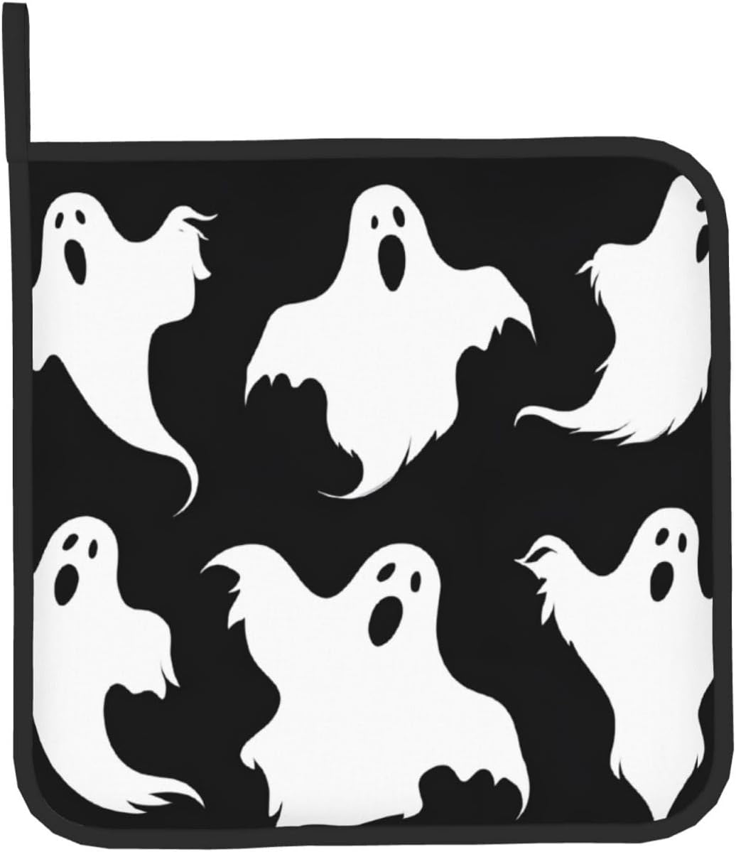 DCEHGEW Halloween Goth Oven Mitts Pot Holders Set