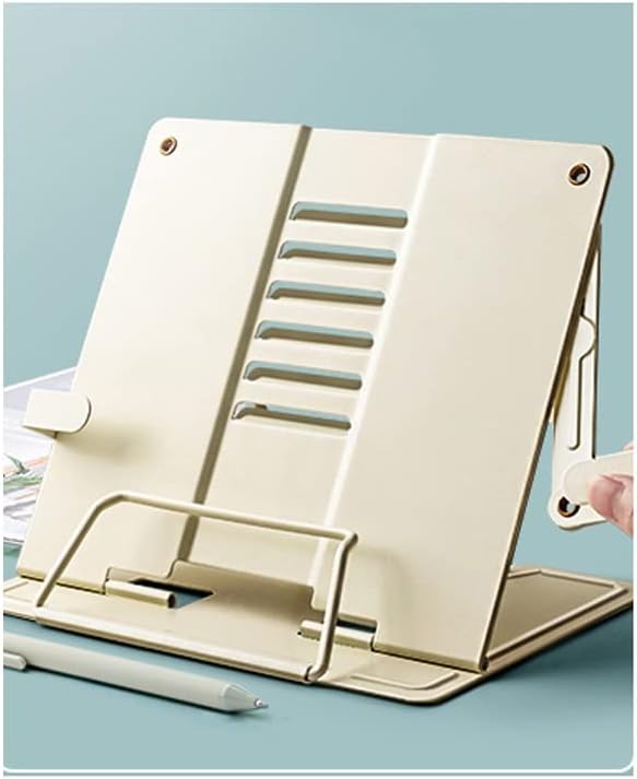 Yuidaaavzz Adjustable Cookbook Stand 1