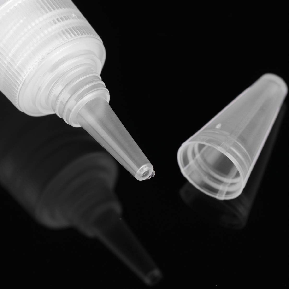 MAGICLULU 10 Pcs Reusable Condiment Squeeze Bottles 1