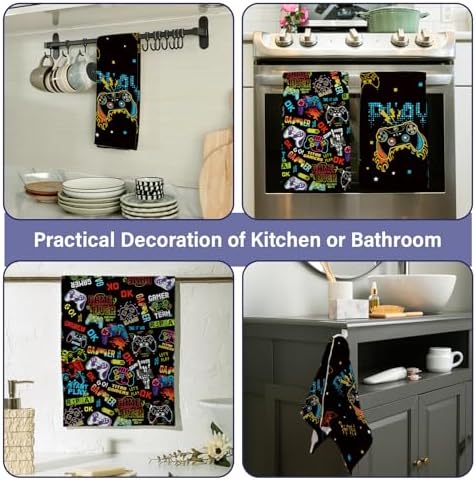 Gamer Towel Set 18x26 Inch for Kitchen and Bathroom