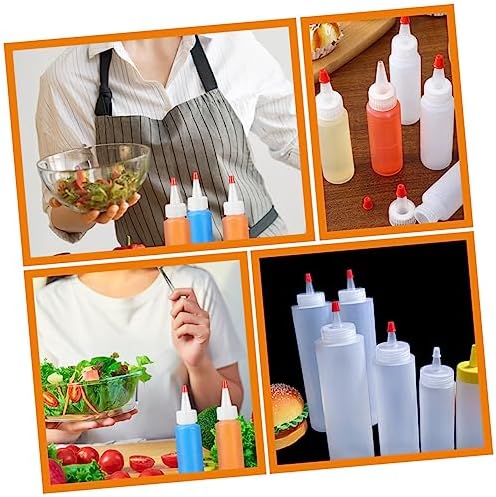 STOBAZA 15 Piece Mini Condiment Squeeze Bottles Set