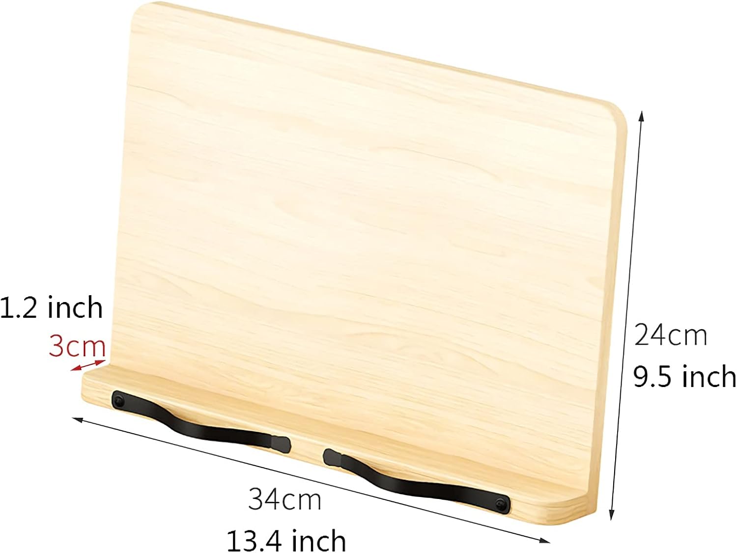 Yuidaaavzz Foldable Book Stand for Reading Bed Kitchen Office Use