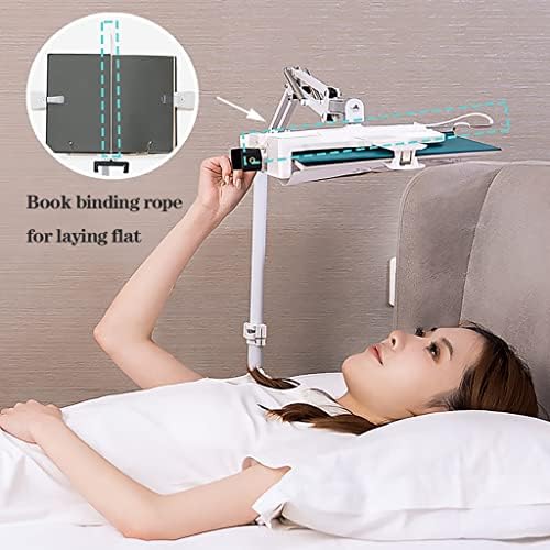 Foldable Floor Stand with 360 Rotation for Tablets Phones and Books