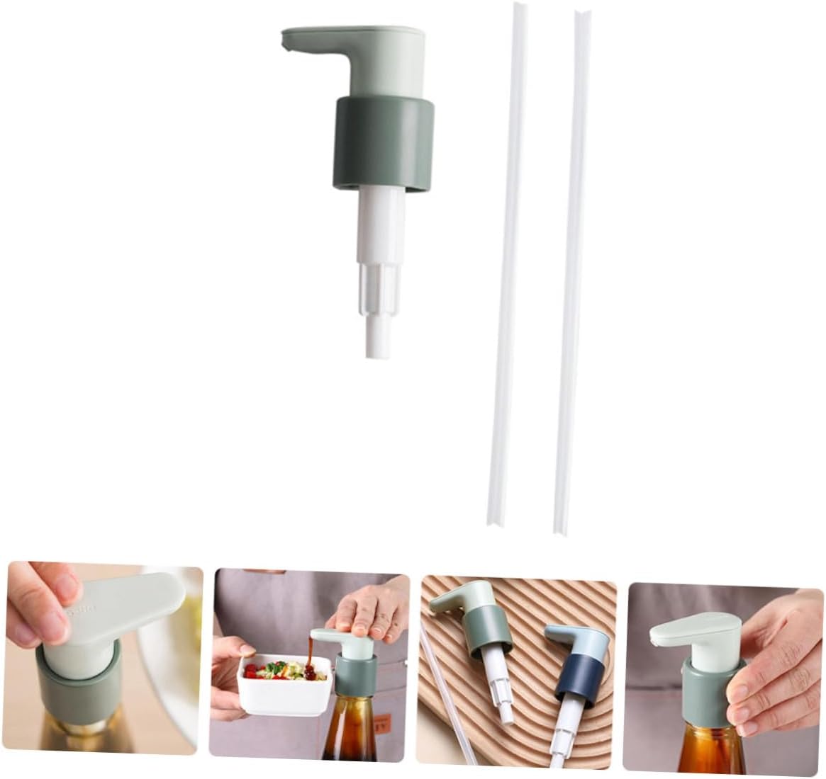OKUMEYR 1Set Ketchup Squeeze Pump Nozzle
