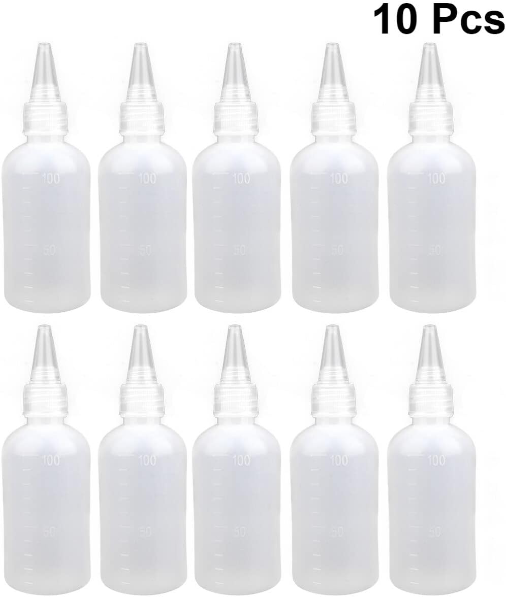 STOBAZA 10-Piece Condiment Squeeze Bottles