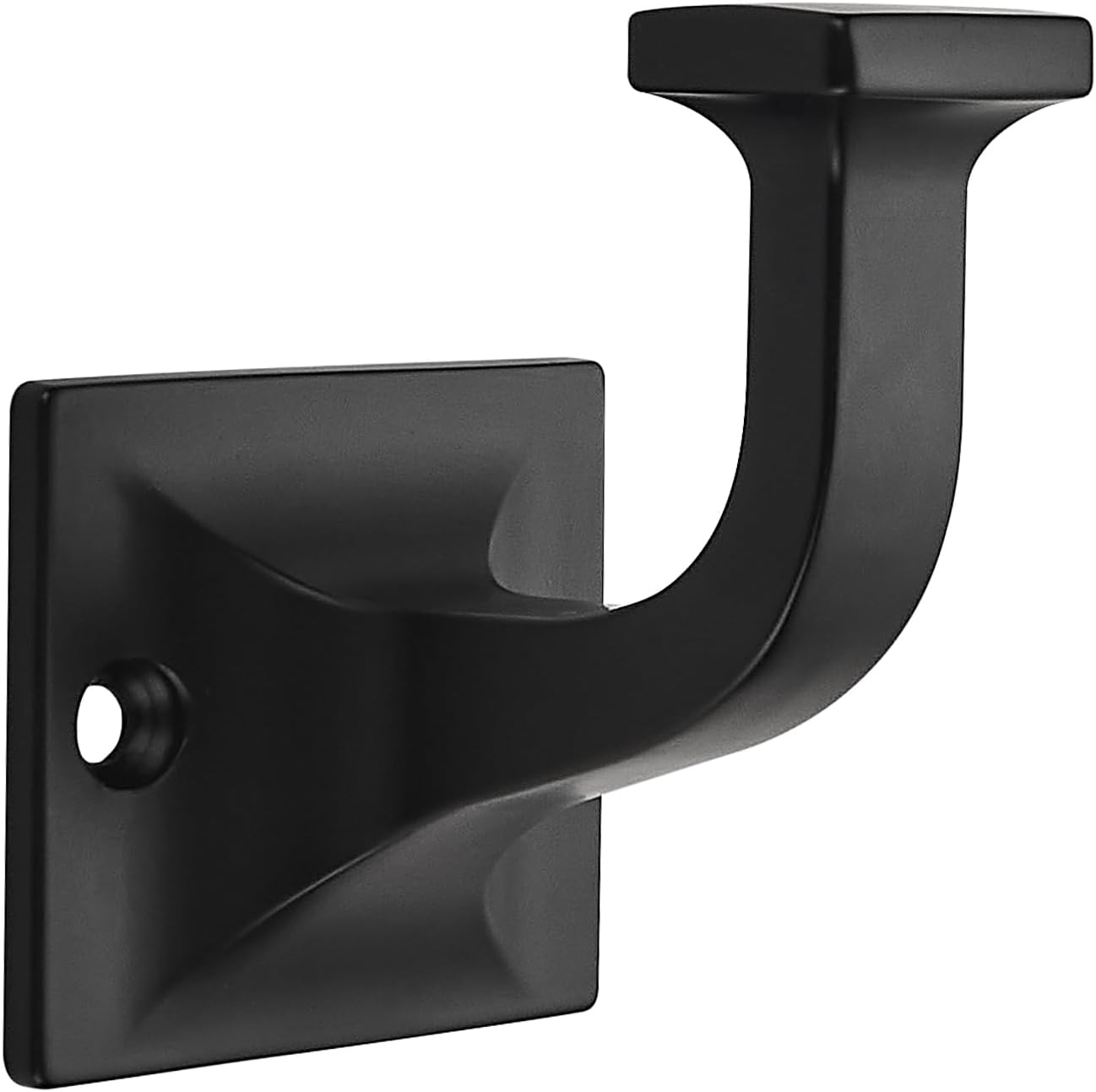 SAILING 5 Pack Matte Black Coat Hooks