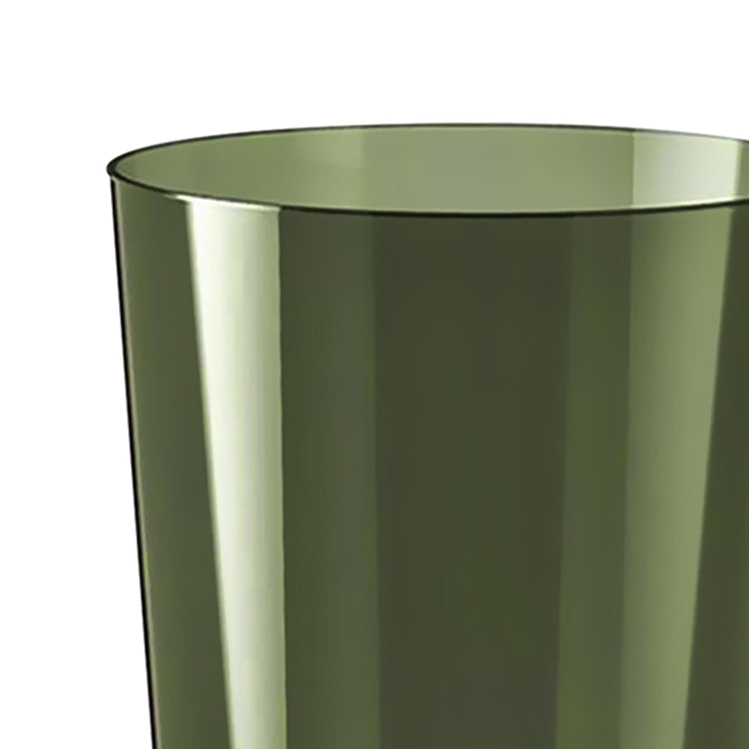 Qianly Clear Wastebasket for Home Kitchen Office