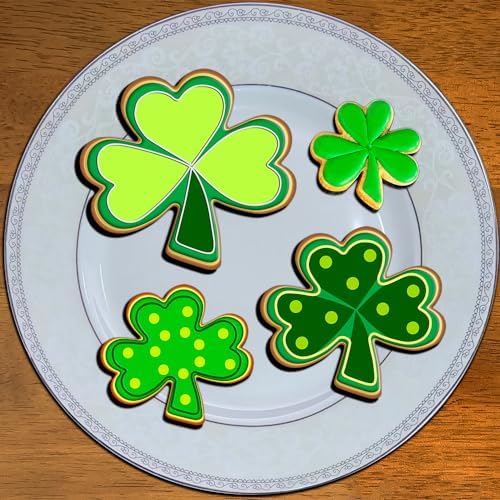 YXCLIFE 8PCS St Patricks Day Cookie Cutters Set