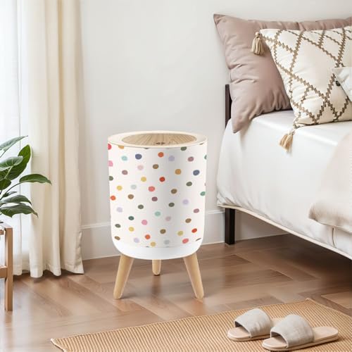 Small Dog Proof Trash Can with Lid 18 Gallon
