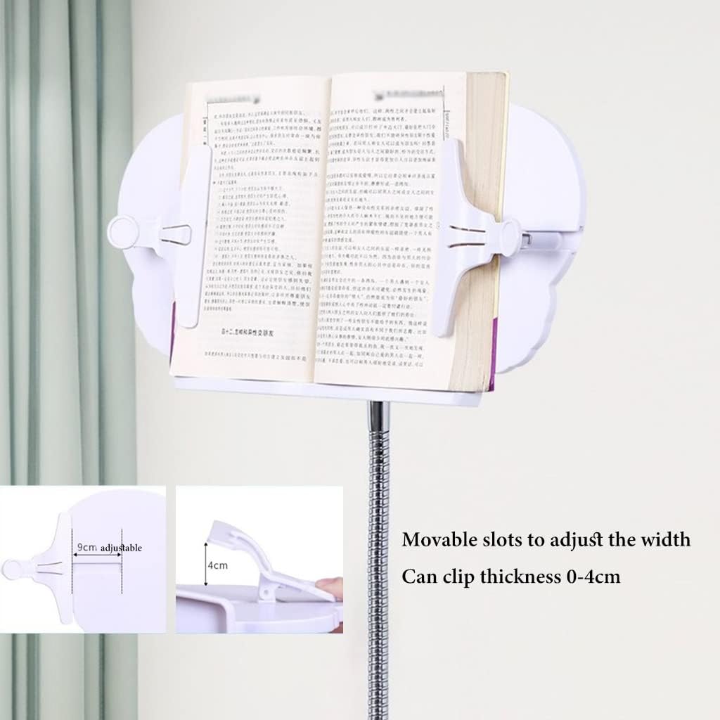 Adjustable Height Book Stand for Kitchen Office and Bed Use