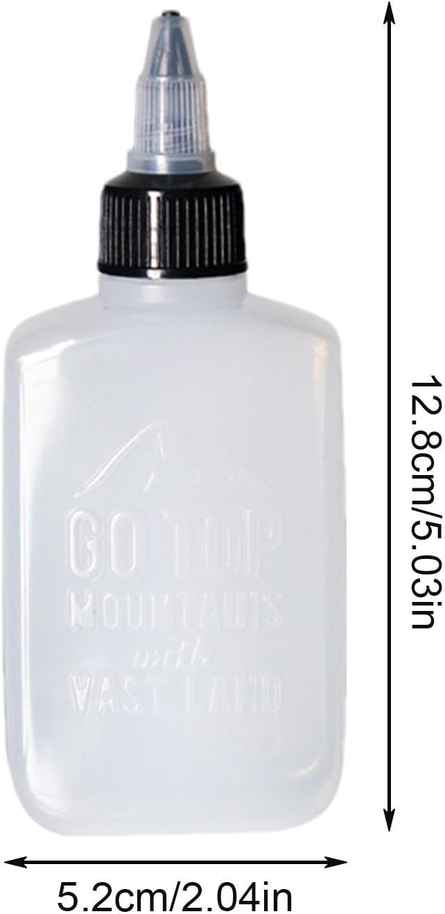 White Oil Dispenser Bottle With Leakproof Design