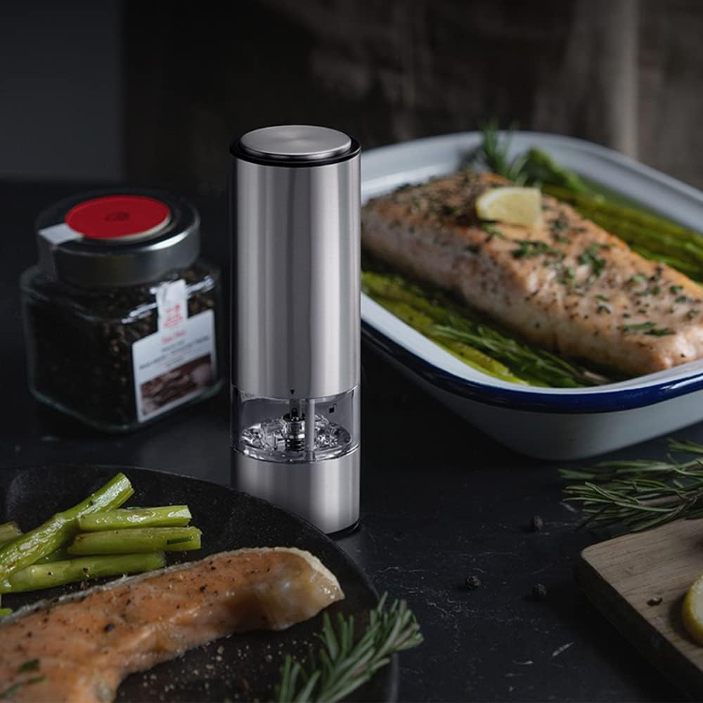 GRUTZ Electric Salt Pepper Grinder Set 1