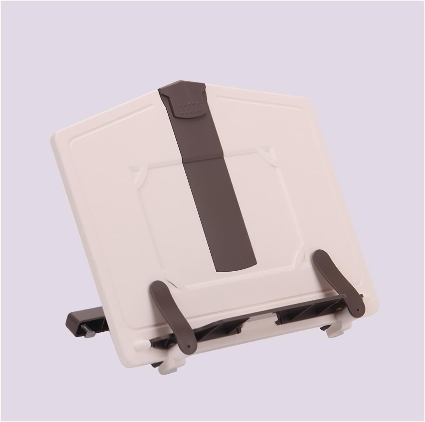 Adjustable Book Stand for Kitchen and Office White
