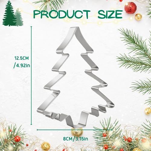 Orapink Large 5 Inch Christmas Tree Cookie Cutter
