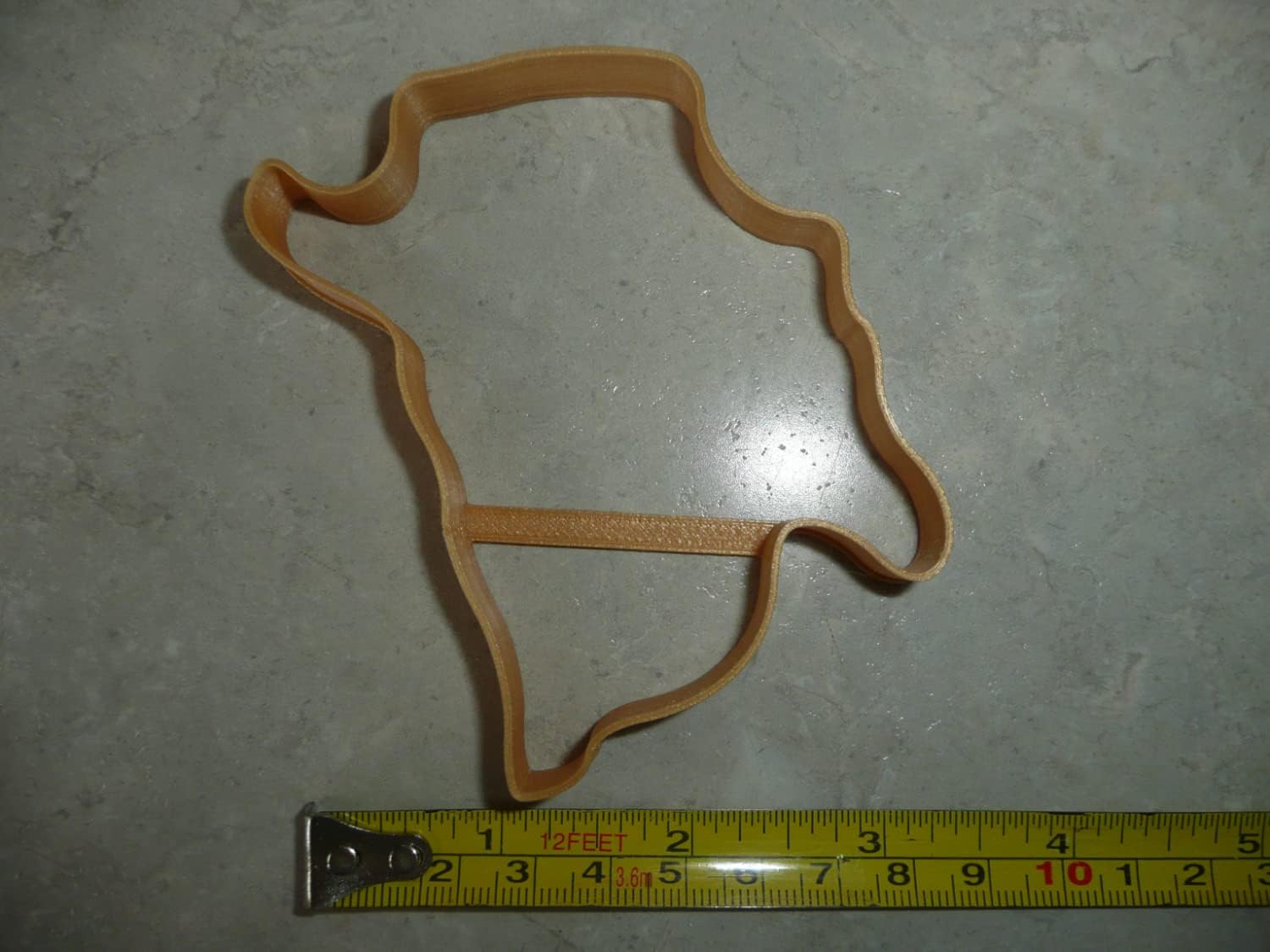 HUMACAO PUERTO RICO MUNICIPALITY OUTLINE COOKIE CUTTER