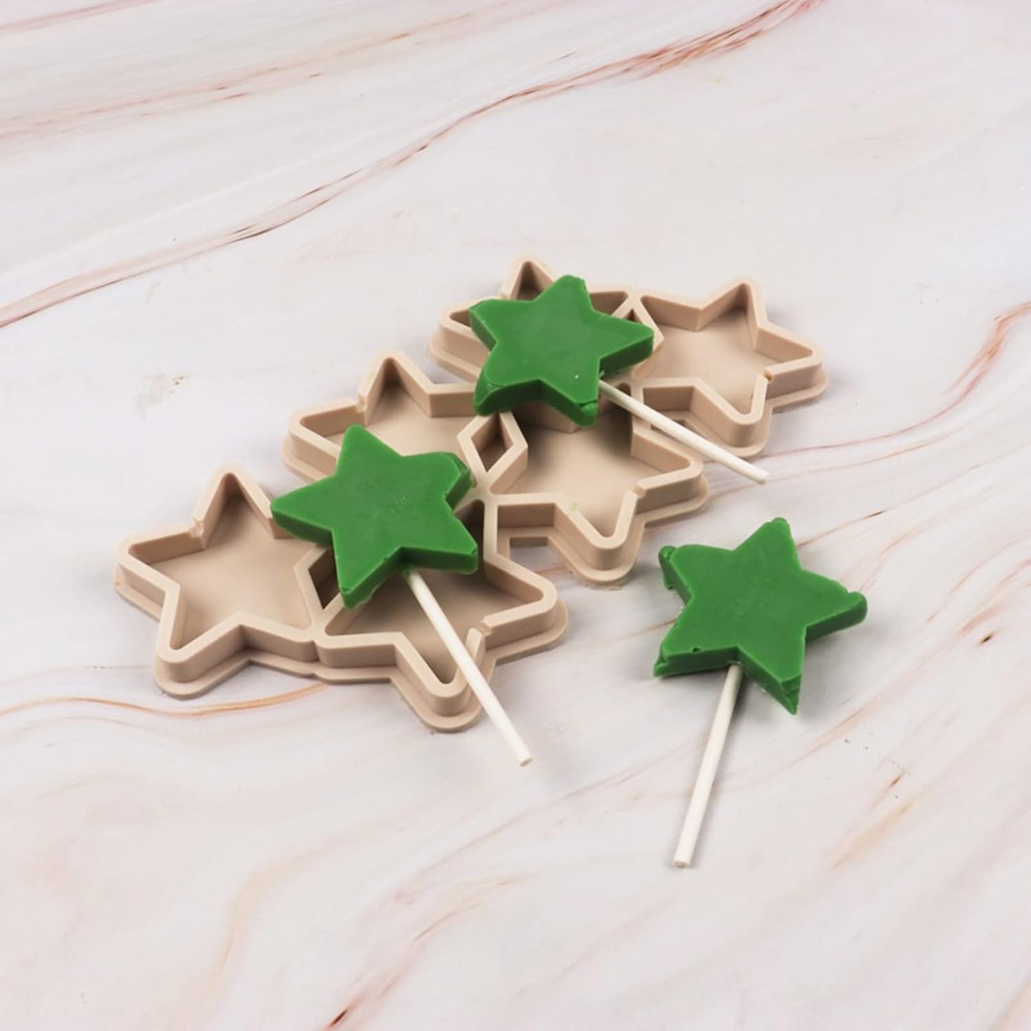 Junhcone Candy Sugar Craft Five-Pointed Star Baking Mold