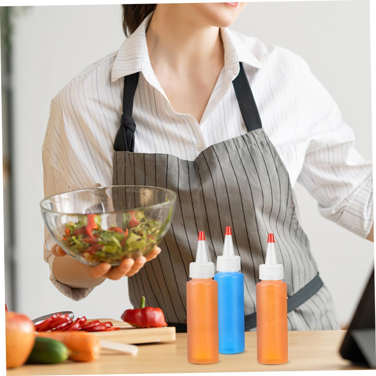 Zerodeko 15pcs Mini Condiment Bottles
