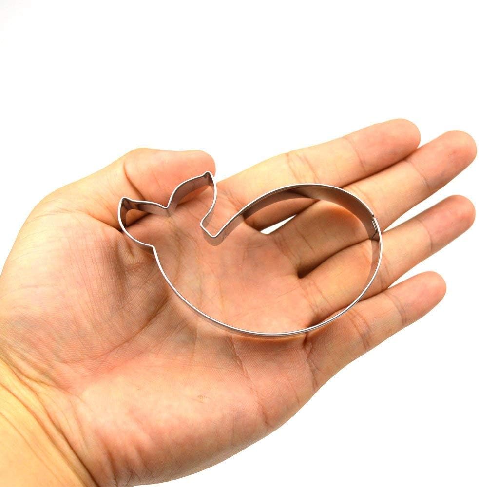 Whale Biscuit Cookie Cutter - Stainless Steel