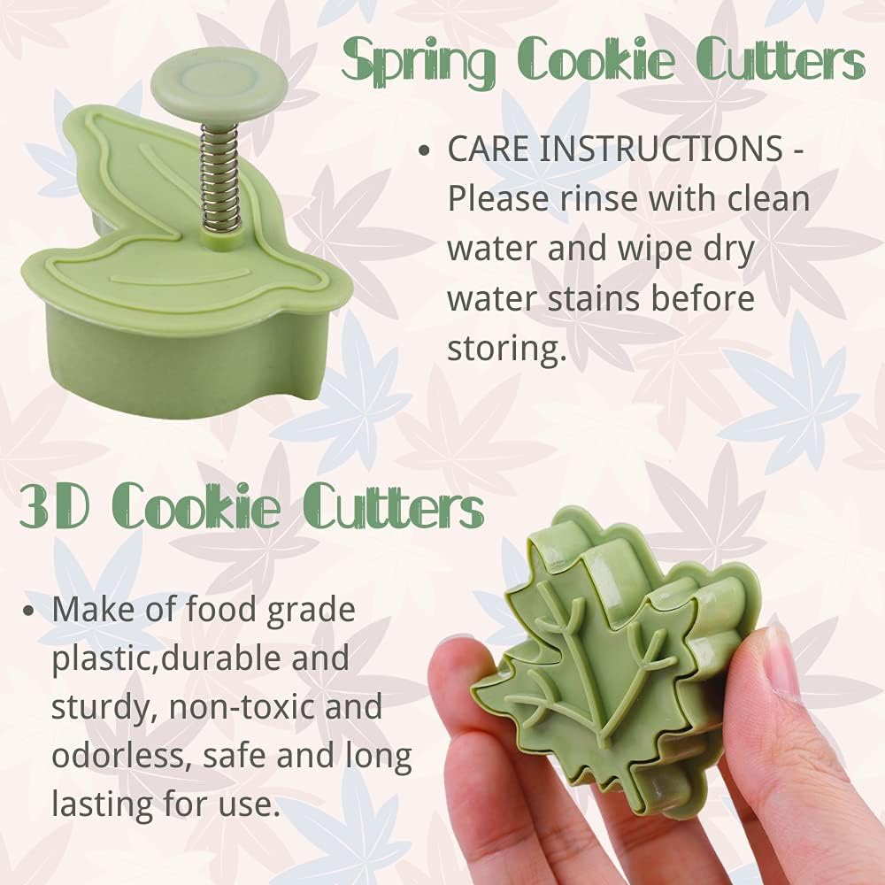 Crethinkaty Thanksgiving Christmas Plungers Fondant Cutters
