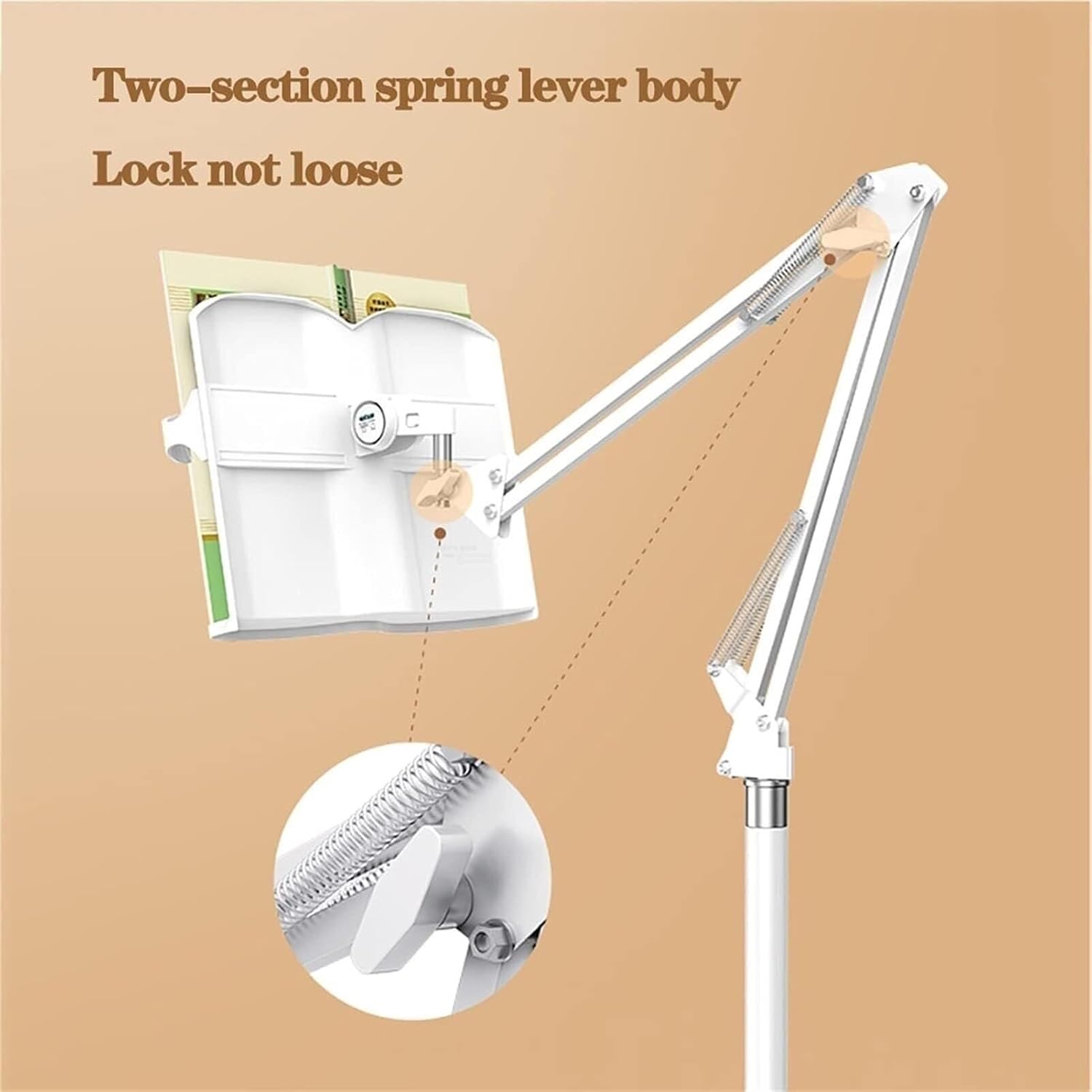 Adjustable Floor Stand for Reading and Cooking 1