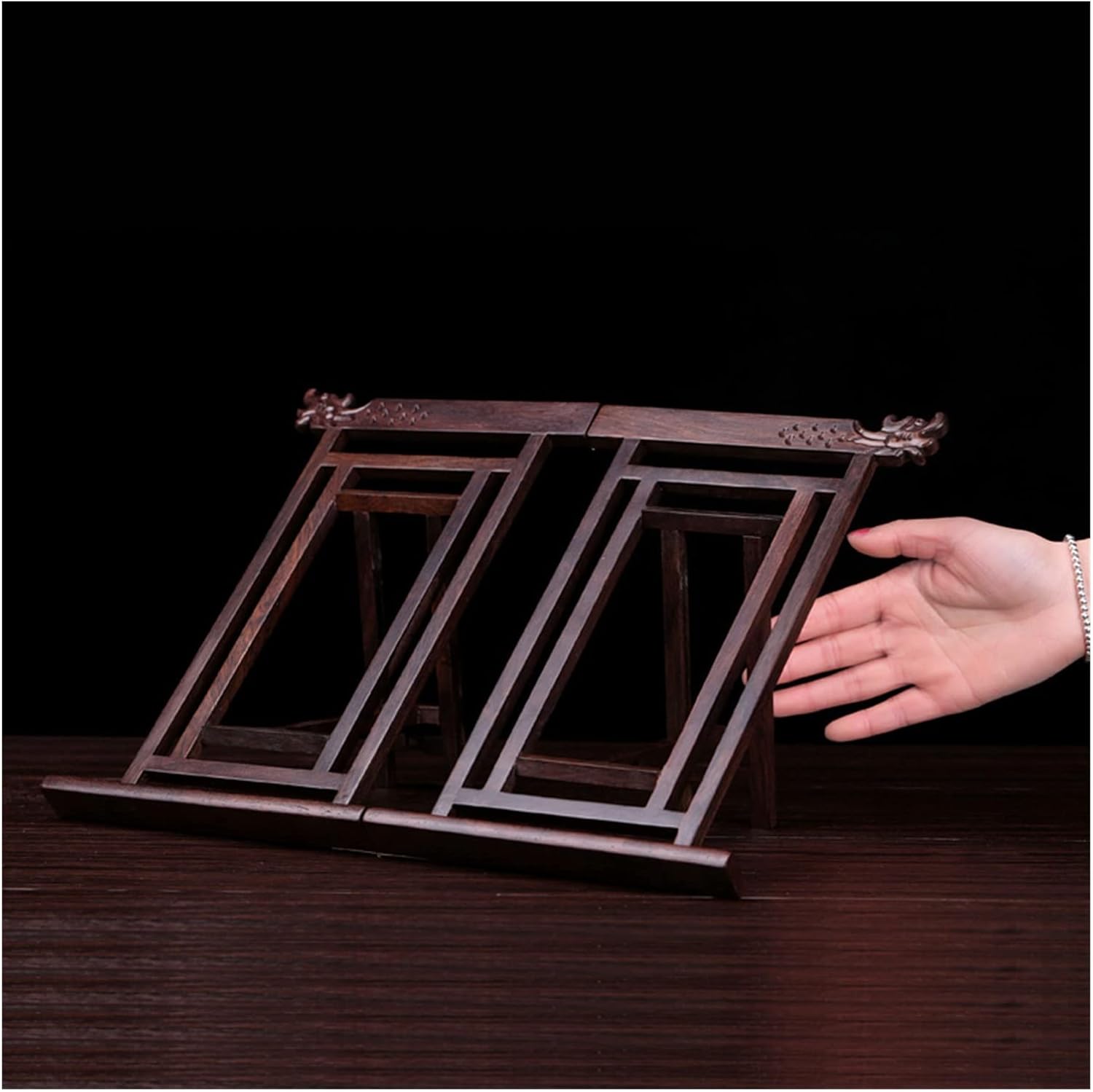 Yuidaaavzz Foldable Cookbook Stand Holder for Big Textbooks