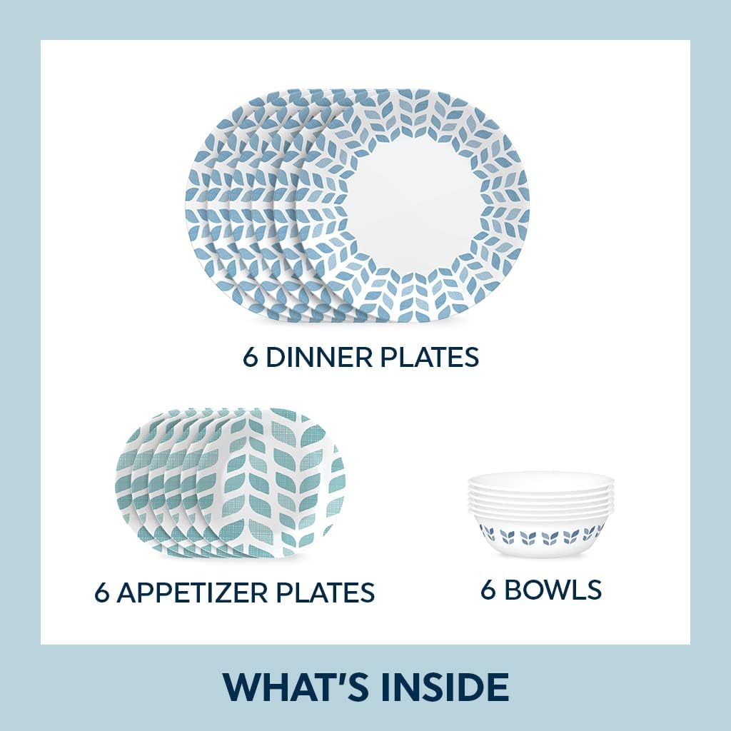 Corelle Global Collection Vitrelle 18-Piece Dinnerware Set 1