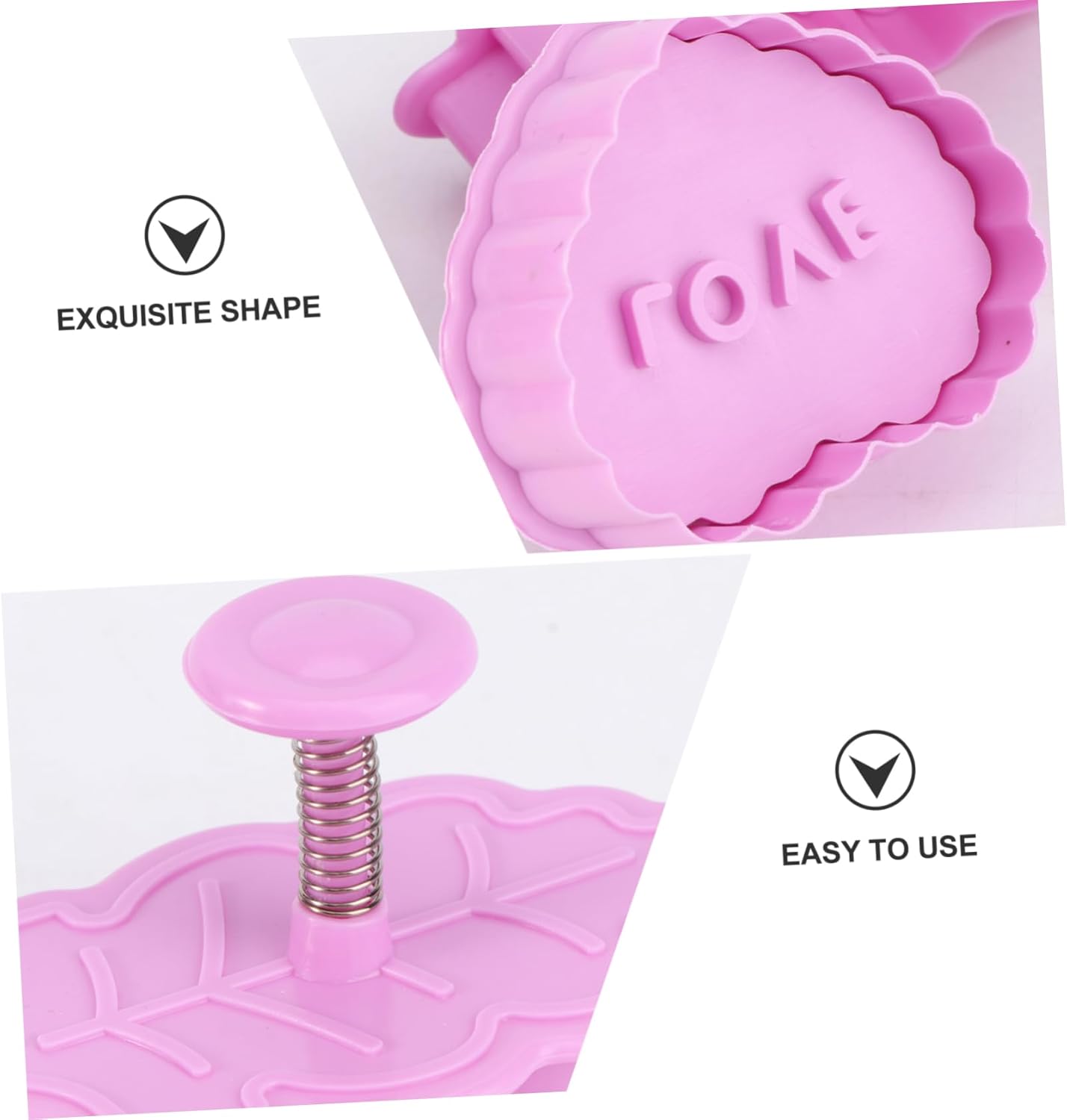 Hemoton 2 Set Leaf Cookie Molds Baking Kit